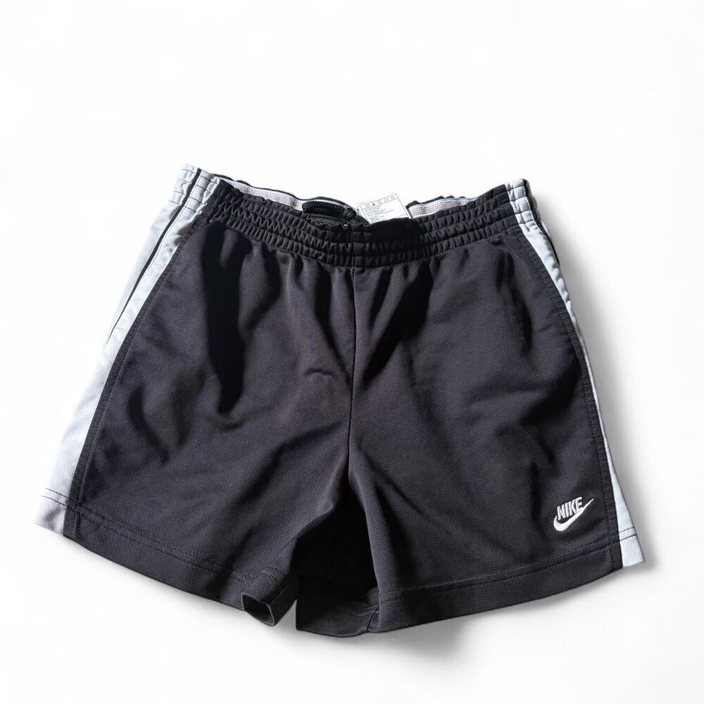 Nike Women's Black and White Shorts